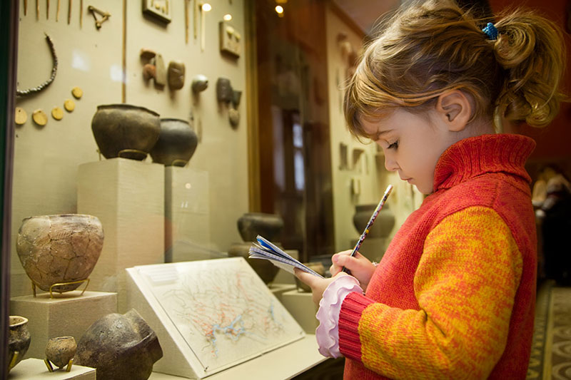 A Child in a Museum