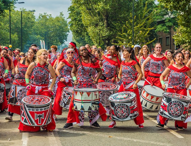 Notting Hill Carnival Dancers and Musicians